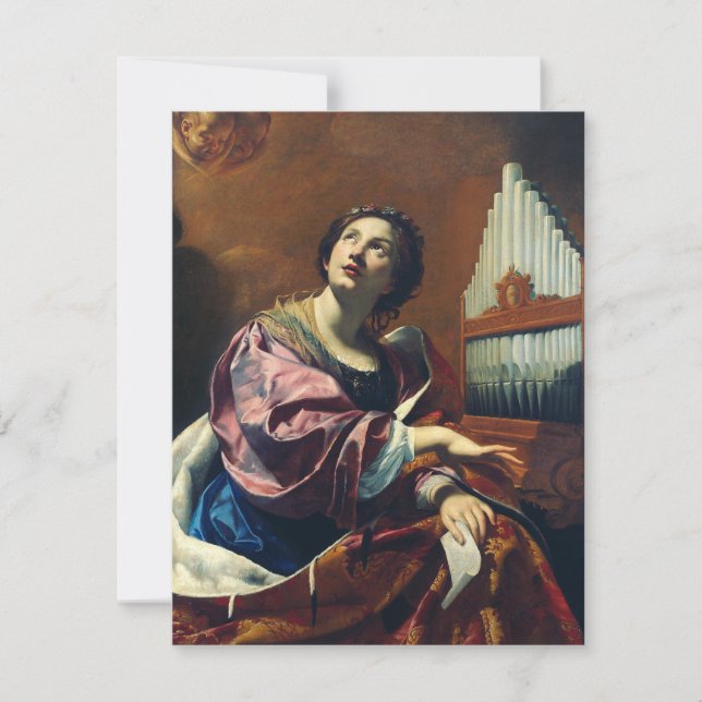 Impressão de Arte "Concerto Celestial" Saint Cecil (Frente)