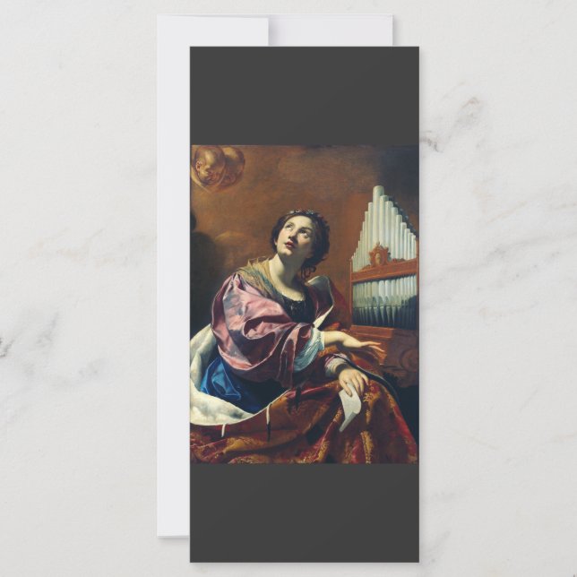 Impressão de Arte "Concerto Celestial" Saint Cecil (Frente)