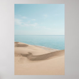 Impressão de Arte da Costa da Praia Arenosa
