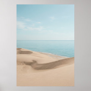 Impressão de Arte da Costa da Praia Arenosa