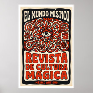 Impressão de Arte da Cultura Mística, Tipografia E