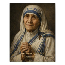 Impressão de Arte da Madre Teresa
