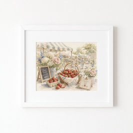Impressão de Arte da Manhã de Mercado