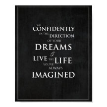 Impressão de arte de 8"x10", citação inspiracional