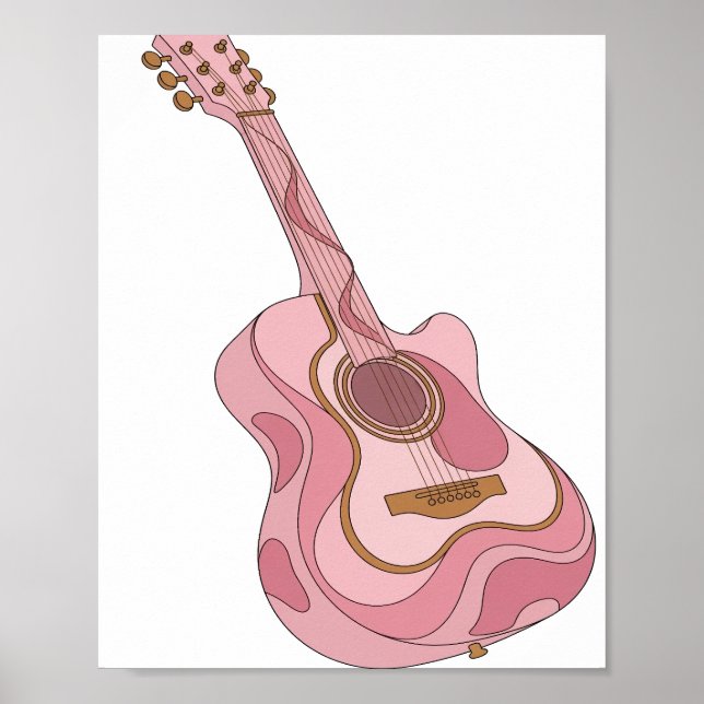 Impressão de arte de ABSTRATA prateada e linda (Frente)