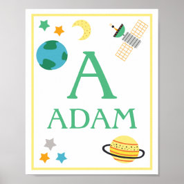 Impressão de Arte de Animais Espaciais Coala