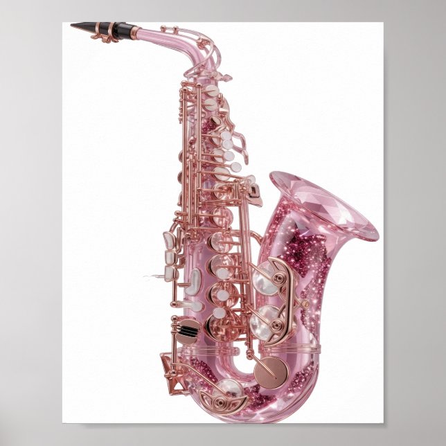 Impressão de Arte de Arte Abstrata Prateada da Mod (Frente)