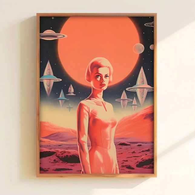 Impressão de Arte de Astronauta Arte de Ficção Cie (Criador carregado)