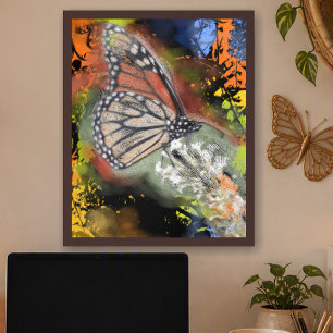 Impressão de Arte de Borboleta Abstrata de Anivers
