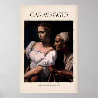 Impressão de Arte de Caravaggio - Judite Decapitan