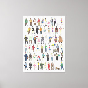Impressão de Arte de Cidadãos Nova Iorque da NYC