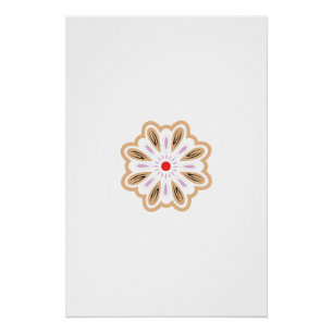 Impressão de Arte de Flor de Mandala Decoração B