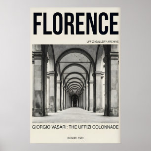 Impressão de Arte de Florença, Uffizi Gallery Pret