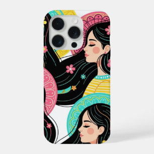 Impressão de Arte de Ilustração Floral Boêmia Femi