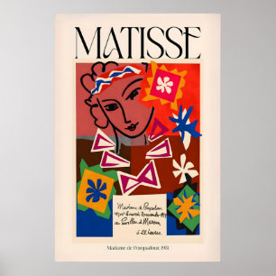Impressão de Arte de Matisse Madame de Pompadour95