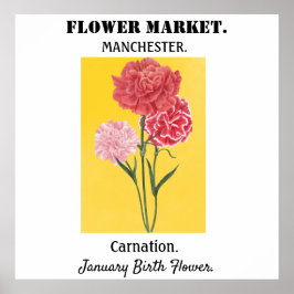 Impressão de Arte de Nascimento Personalizado do M