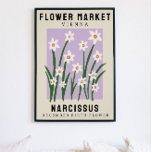 Impressão de Arte de Nascimento Personalizado do M<br><div class="desc">Este impressão de arte está no estilo de um poster de mercado de flores. As flores são Narciso, que são a flor do nascimento de dezembro. Há espaço para personalizar o texto para mudar a localização para um lugar especial para você e a legenda para o nome ou data de...</div>