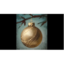 Impressão de Arte de Natal, Natal Moody, Pintura d