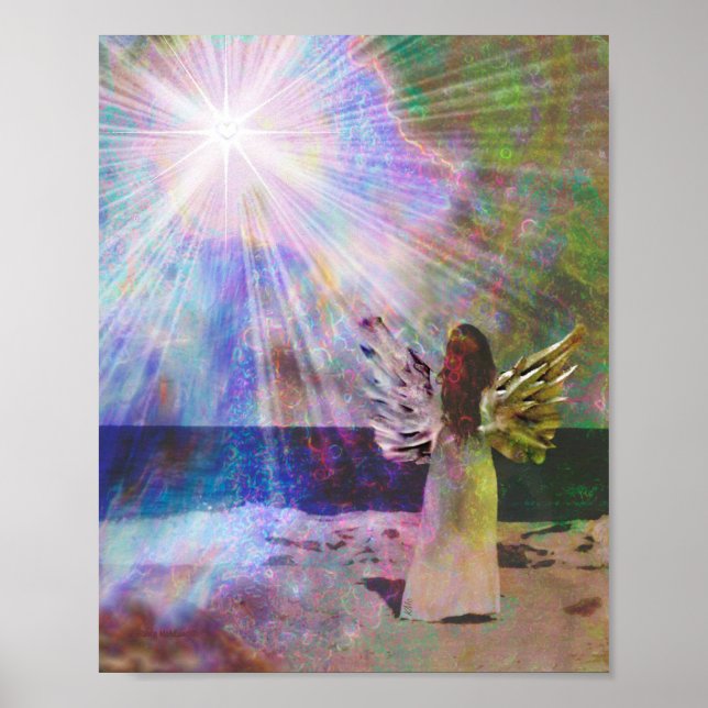 Impressão de Arte de Parede Anjo da Luz da Praia (Frente)