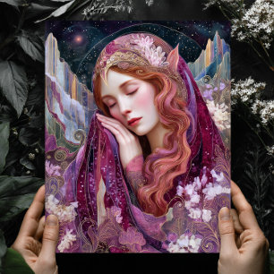Impressão de Arte de Parede da Deusa Rainha Elfa C