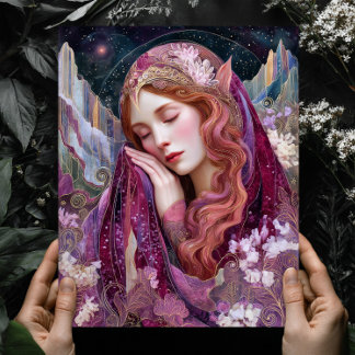 Impressão de Arte de Parede da Deusa Rainha Elfa C