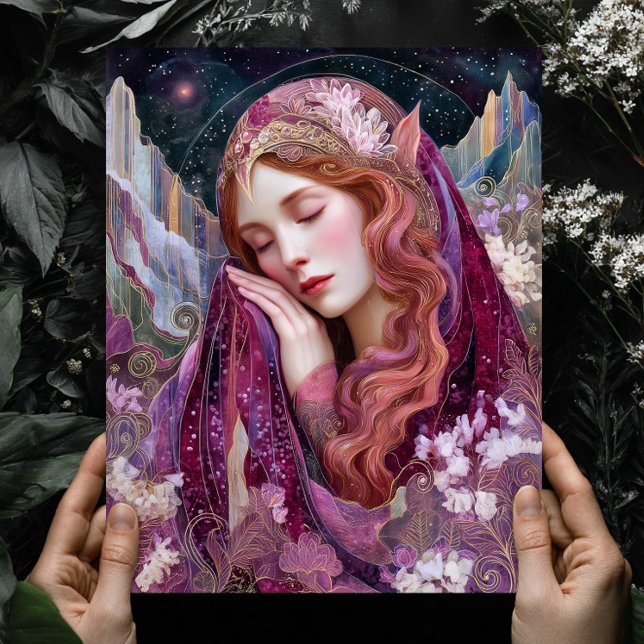 Impressão de Arte de Parede da Deusa Rainha Elfa C (Criador carregado)