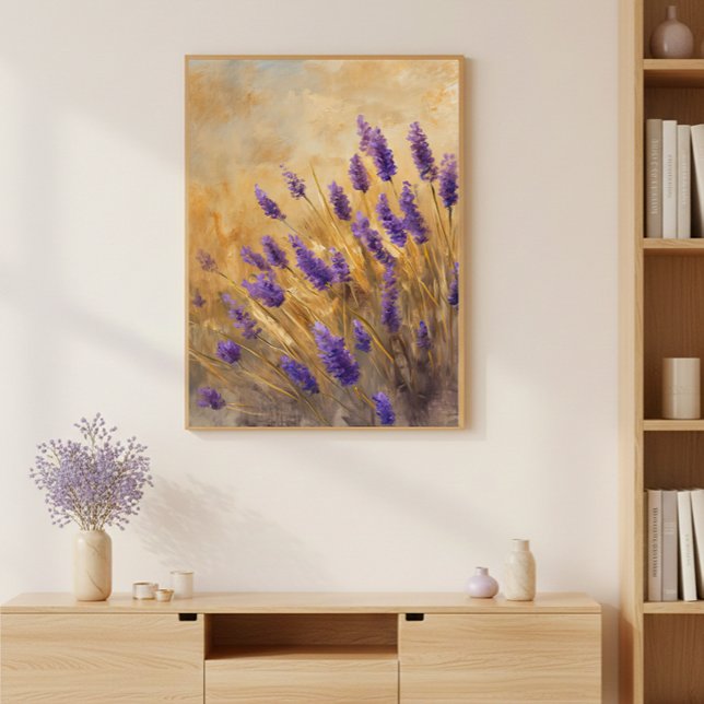 Impressão de Arte de Parede de Campo de Lavanda Do (Criador carregado)