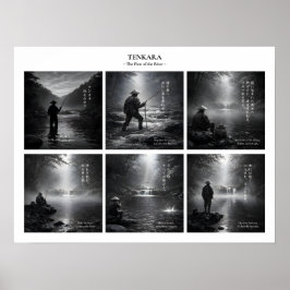 Impressão de Arte de Parede de Pesca Tenkara