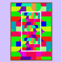  Impressão de Arte de Parede em Estilo Bauhaus Col