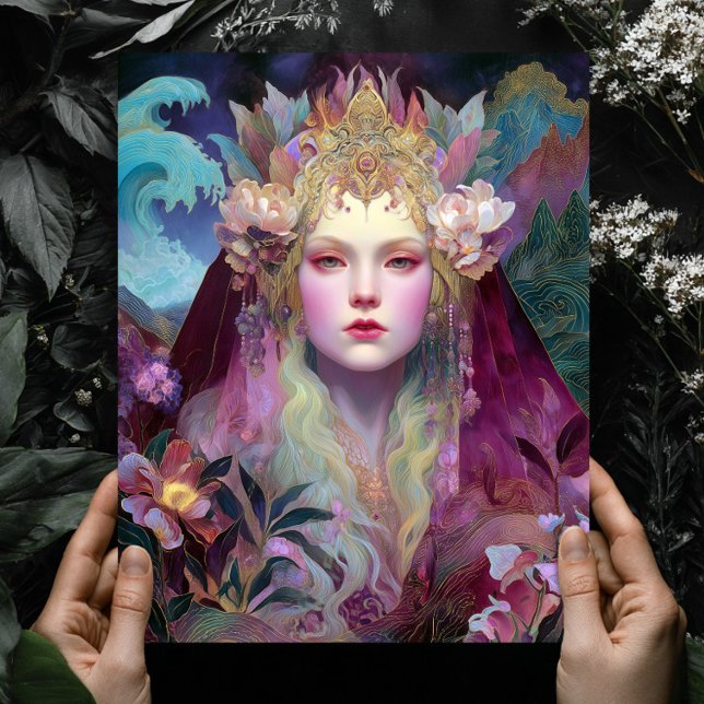 Impressão de Arte de Parede Fantasia Rainha Deusa (Criador carregado)