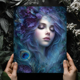 Impressão de Arte de Parede Fantasia Rainha Deusa