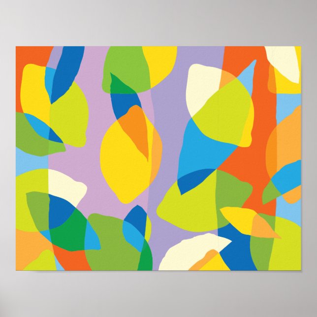 Impressão de Arte de Parede Fresca de Limão (Frente)