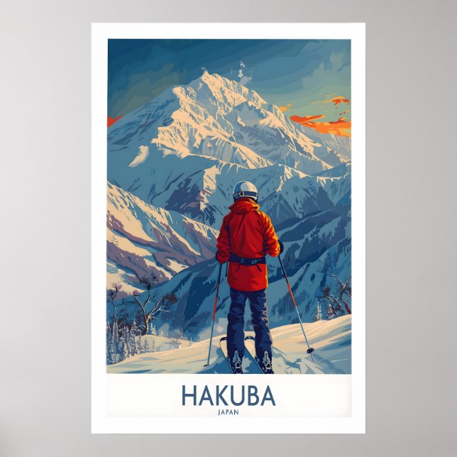 Impressão de Arte de Parede Hakuba Japão 1 (Frente)