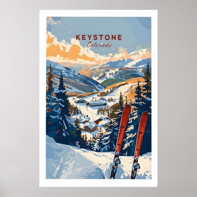 Impressão de Arte de Parede Keystone - Colorado Sk (Frente)