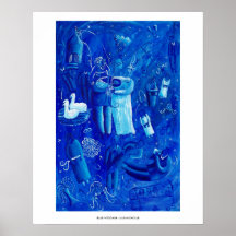 Impressão de Arte de Pintura Contemporânea de Casa