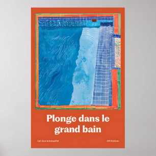 Impressão de Arte de Piscina Parede Moderna Rivier