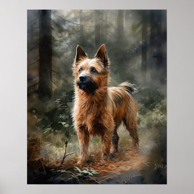 Impressão de arte de porco australiano (Frente)