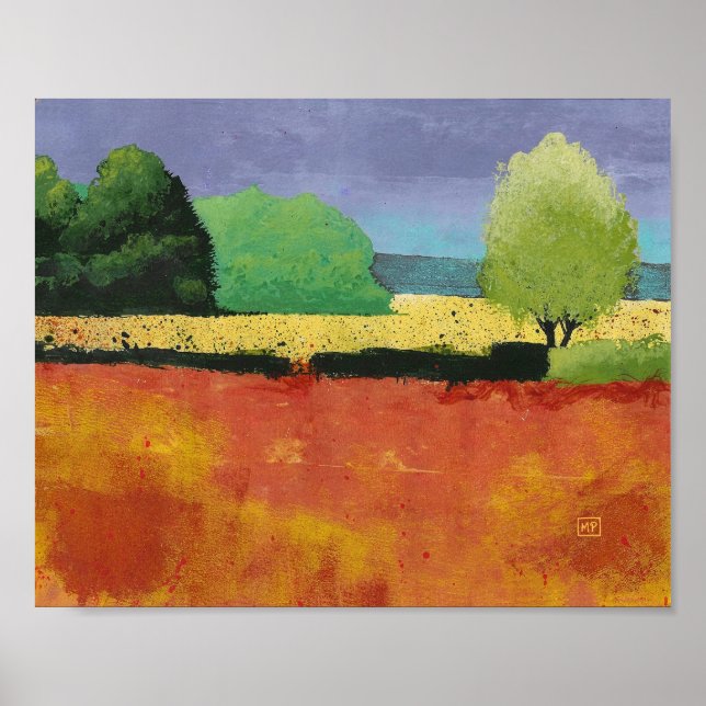 Impressão de Arte de Tarde Silenciosa (Frente)