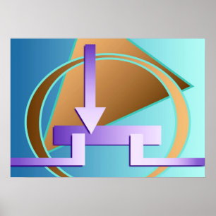 impressão de arte digital "Diagrama de Circuito"