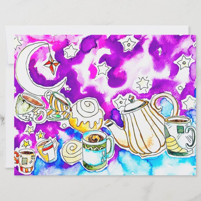 impressão de arte do café (Frente)