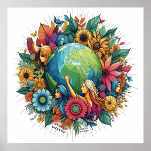 Impressão de Arte do Dia Internacional da Mulher
