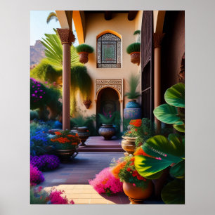 Impressão de Arte dos Jardins Espanhóis