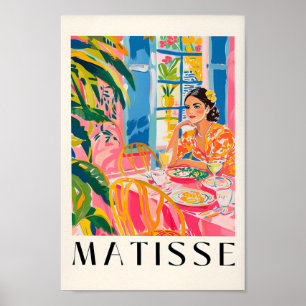 Impressão De Arte Espanhola, Mulher Por Henri Mati