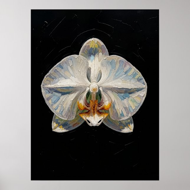 Impressão de arte fina de orquídea Phalaenopsis br (Frente)
