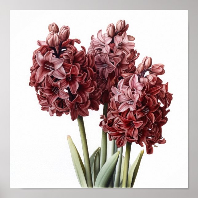 Impressão de Arte Flor de Hyacindy (Frente)