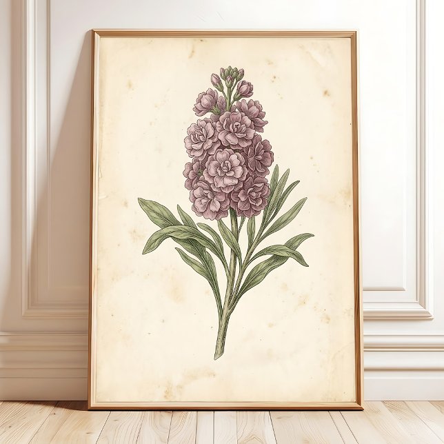 Impressão de Arte Floral Botânica Estilo Boho (Criador carregado)