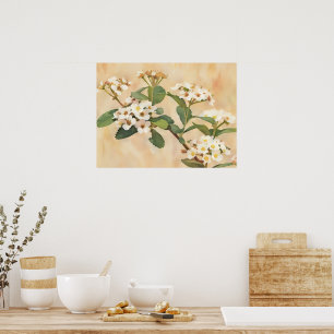 Impressão de Arte Floral de Flores de Árvore
