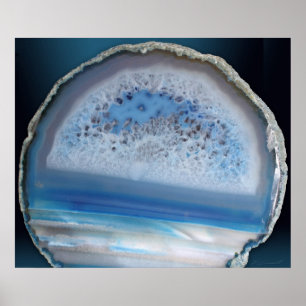 Impressão de Arte Geode Blue 2 - 24x20 - outros t