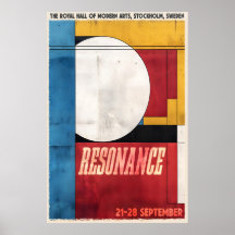 Impressão de Arte Geométrica Cartaz de Exposição e