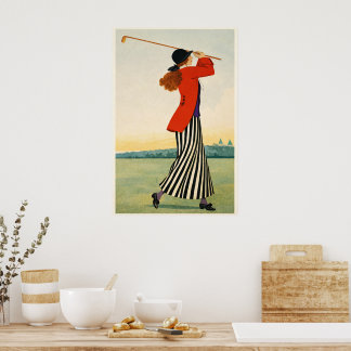 Impressão de Arte - Golfe Vintage